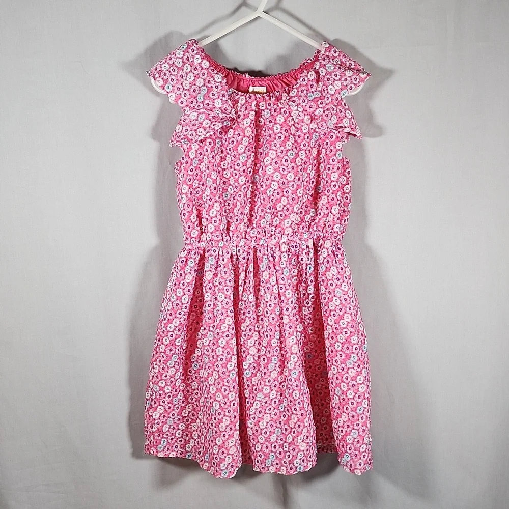 Gymboree Floral Design Girls Dress Size 5